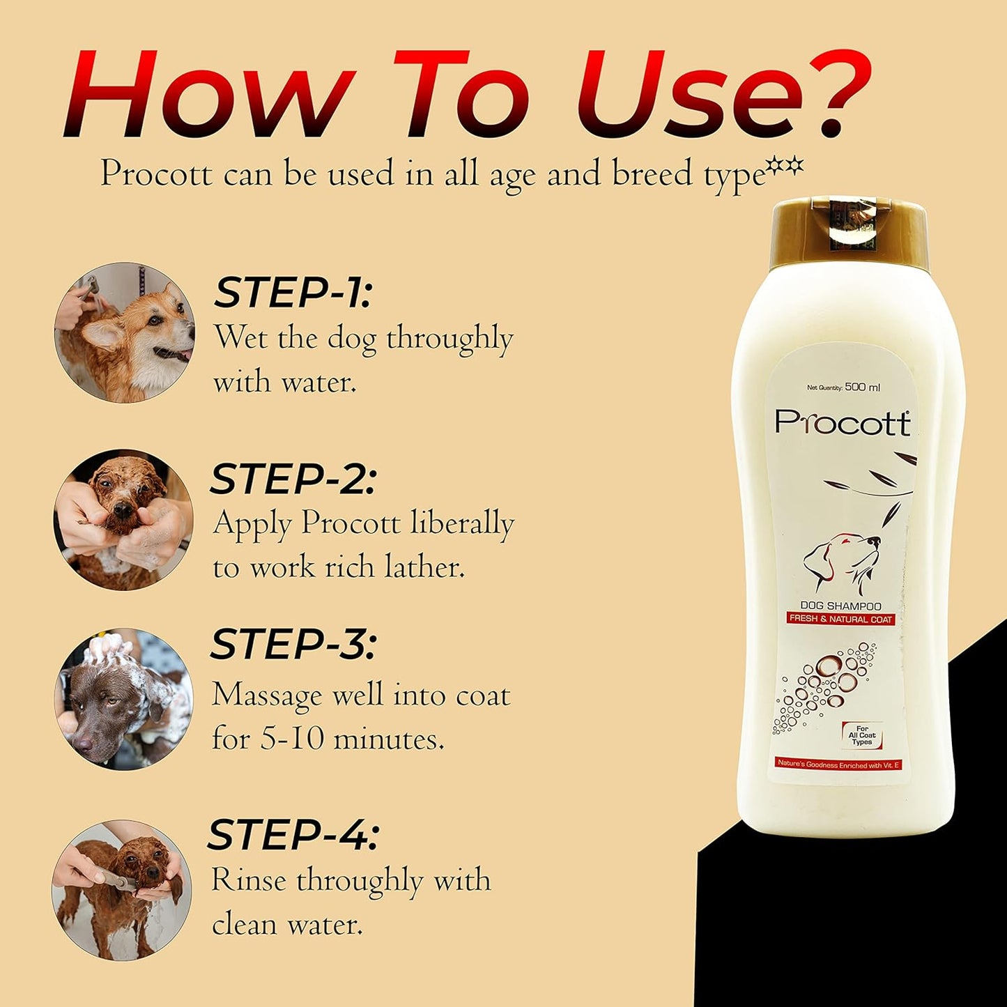 ALP Intas Procott 500ml Dog & Cat Shampoo & Conditioner