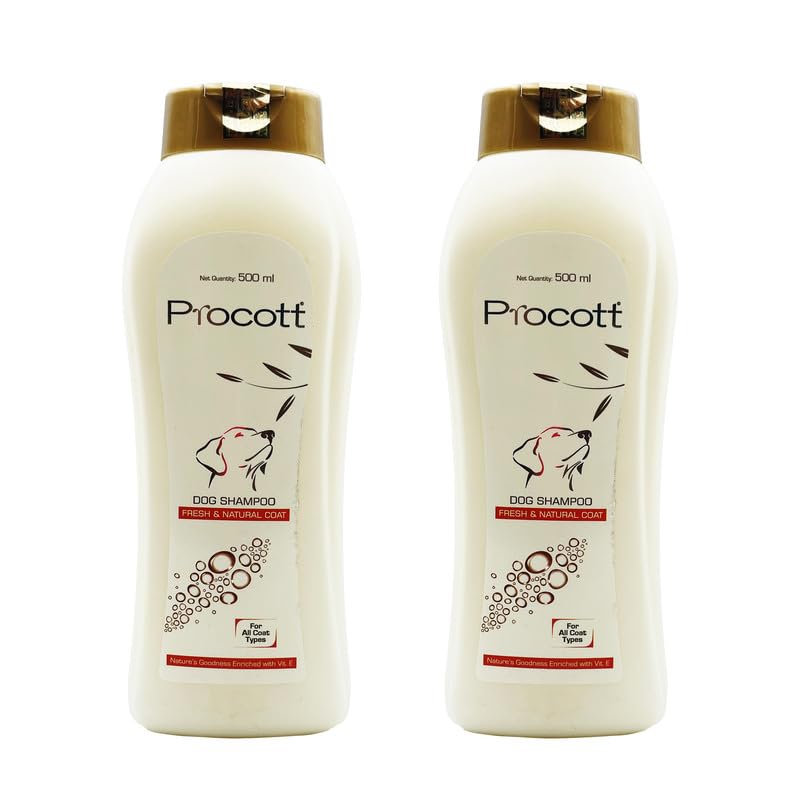 ALP Intas Procott 500ml Dog & Cat Shampoo & Conditioner – Pack of 2 (New Pack)