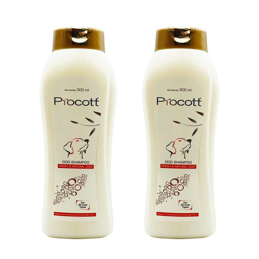 ALP Intas Procott 500ml Dog & Cat Shampoo & Conditioner – Pack of 2 (New Pack)